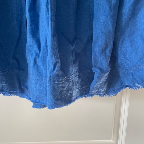 We The Free Free People Blue tunic top with pockets XS - Picture 6 of 7